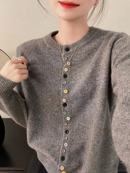 Aaliyah™ | Elegante Gebreide Cardigan met Knopen