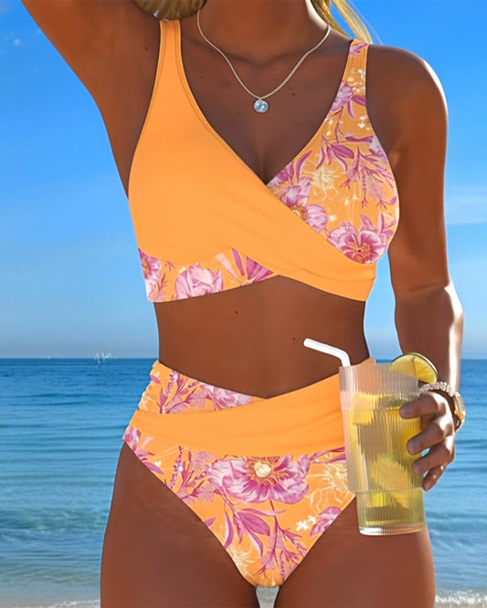 Bikini met bloemenprint, sexy