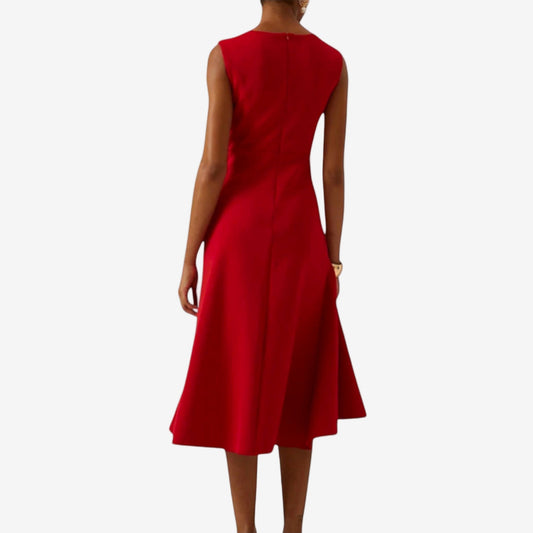 Eliana | Elegante midijurk met asymmetrische snit