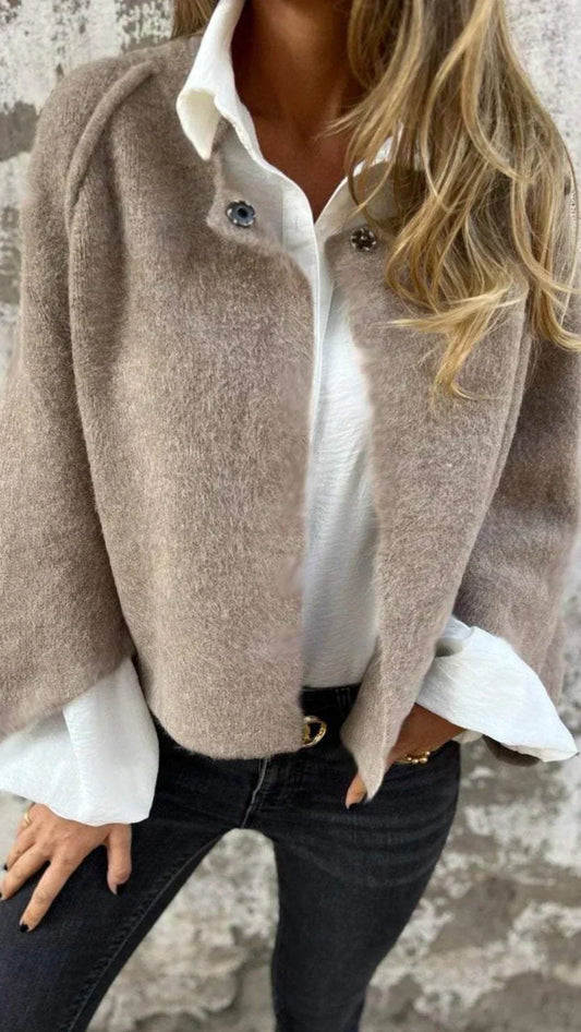 Tess™ | Premium Moderne Wol Cardigan