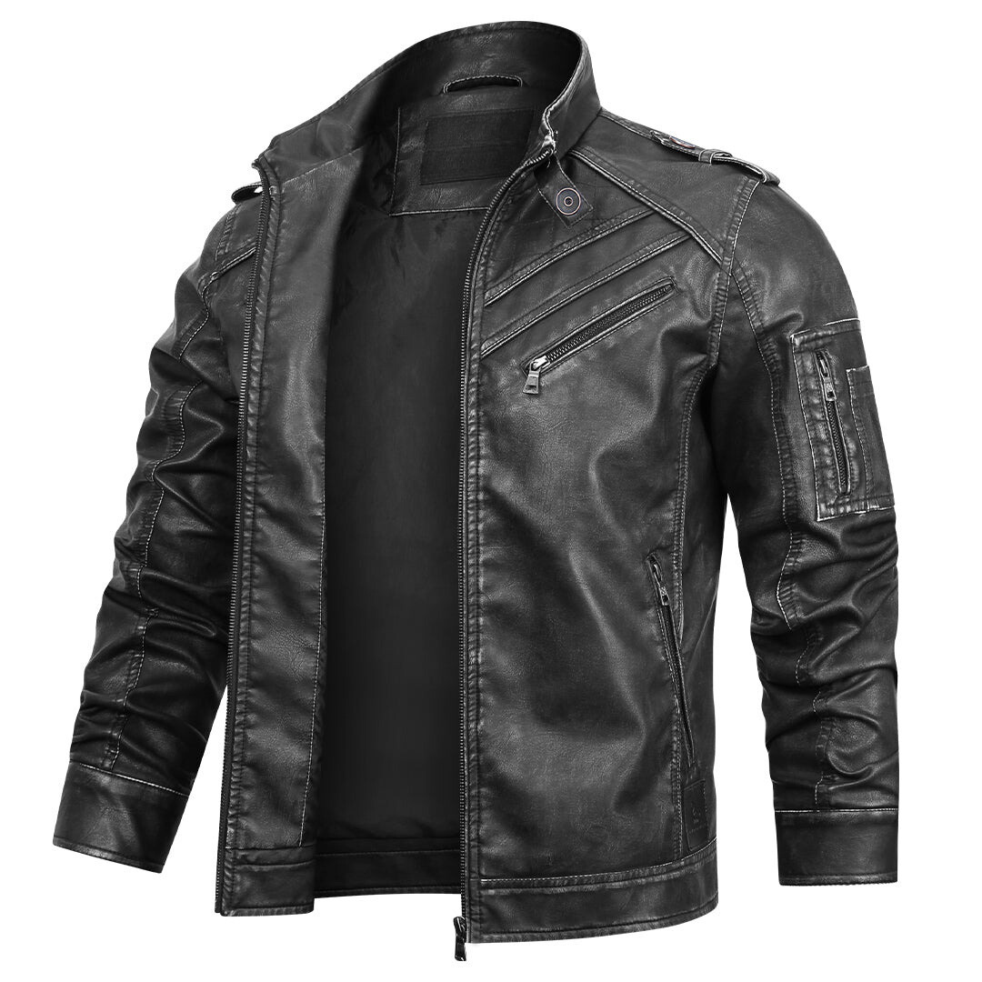 VIREXO™ | FORMELLE LEREN JAS VOOR HEREN