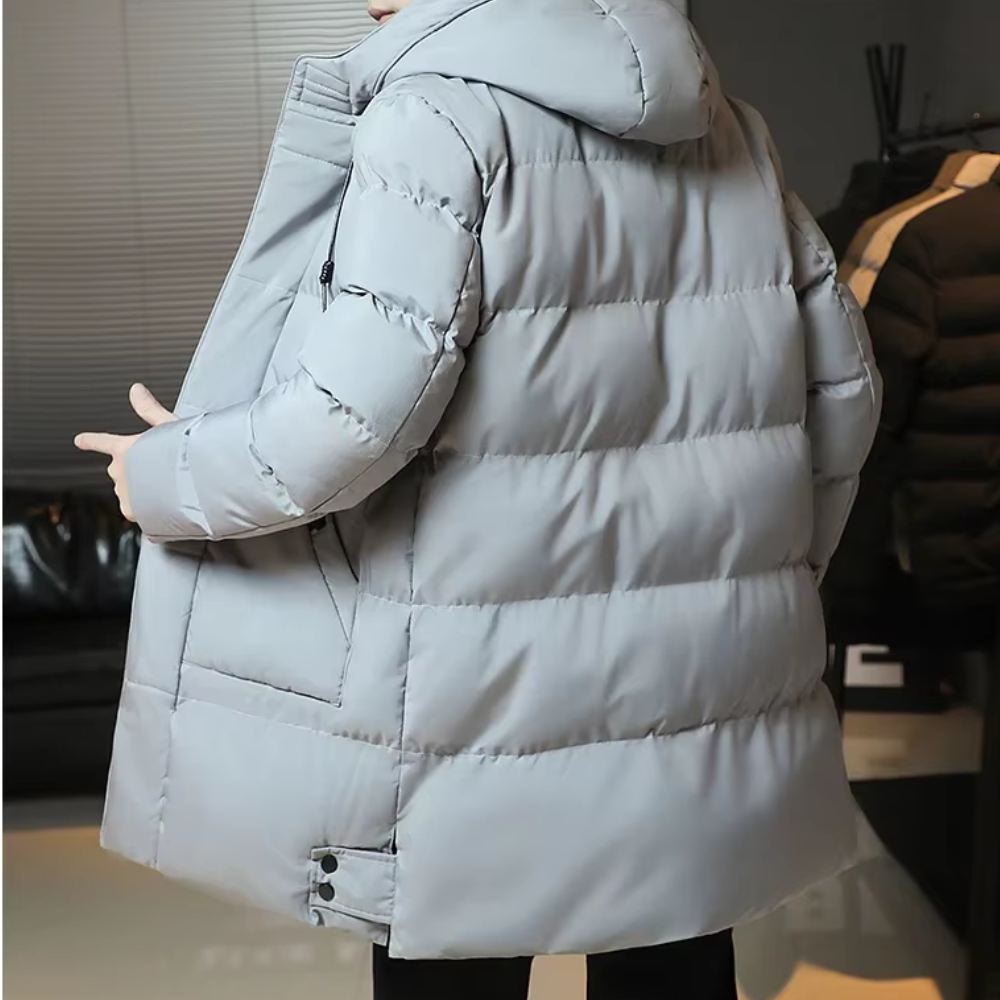 Adrien™ | Elegante Lange Winterjas voor Mannen