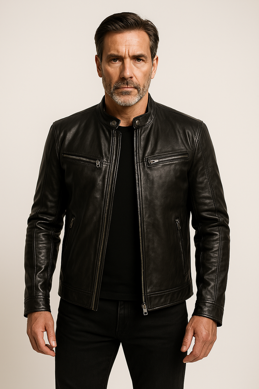 Virexo | Casual Leren Jas