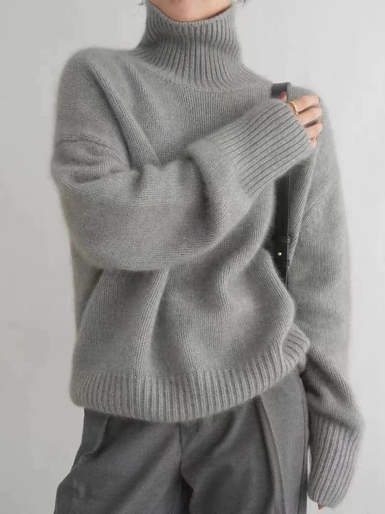 Alecia | Luxe Damestrui van Kasjmier met Col | Tijdloze Elegantie