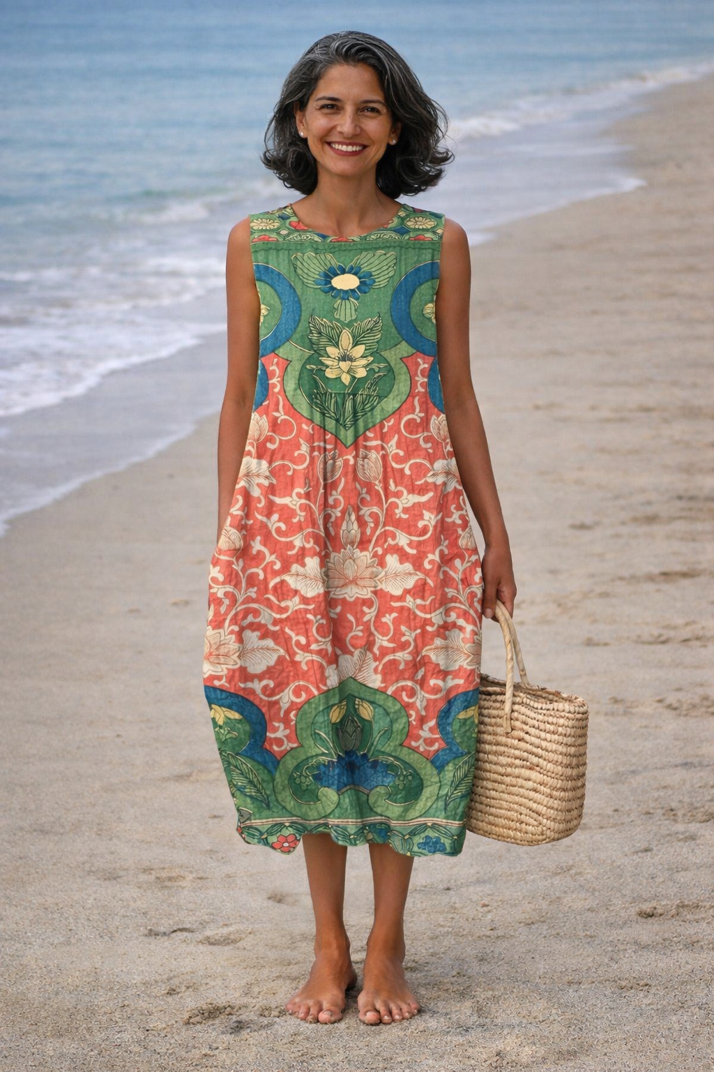 Vera | Bohemien midi-jurk