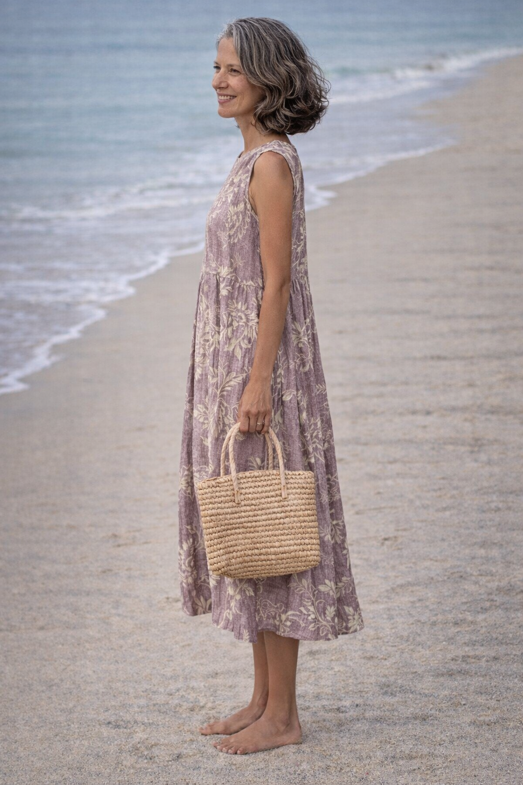 Mia | Midi-jurk met bloemenprint