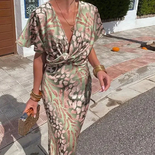 Serena™ | Zomerse maxi-jurk met mediterrane print
