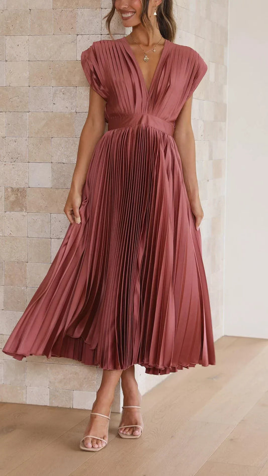Isla | Elegante geplooide jurk