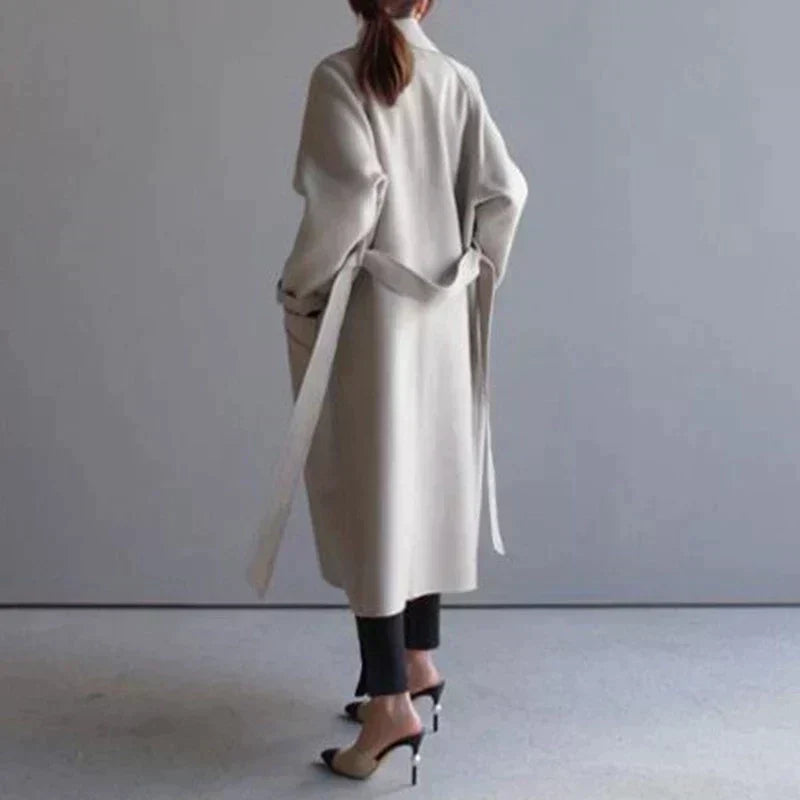 Sarah™ – Lang Wol Coat