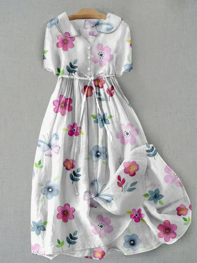 Sophie | Romantische jurk met bloemenprint