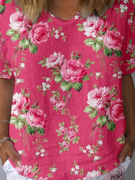 Lisa | Artistiek bloemenhemd