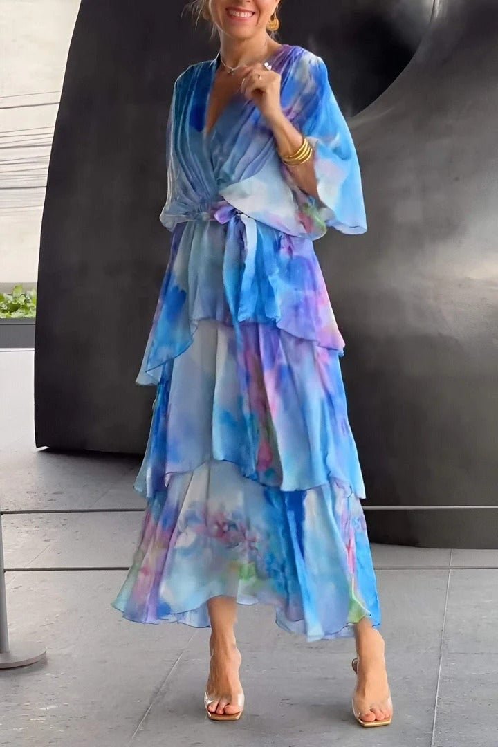 Jade™ – Elegante Boheemse maxi-jurk