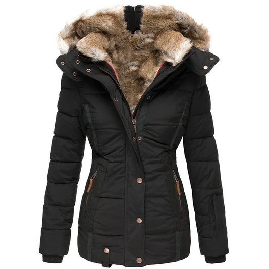 Grace™ – Comfortabele Warme Winterjas met Bont