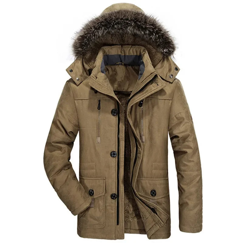 Pierre™ | Winterjas van katoen met capuchon