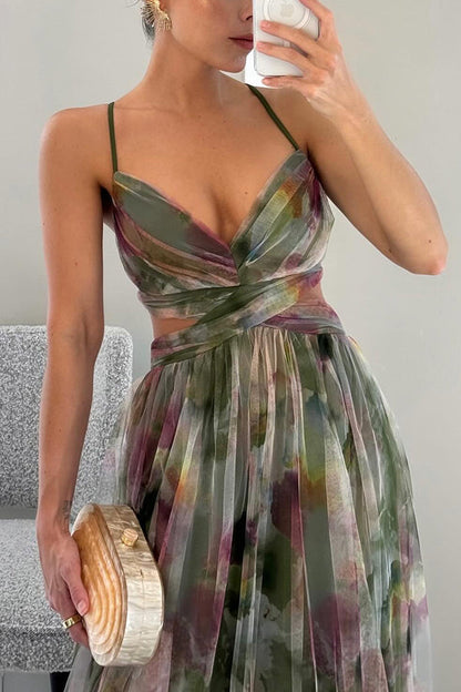 Giselle | Betoverende maxi-jurk met bloemenprint