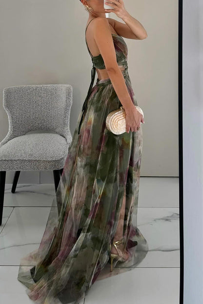 Giselle | Betoverende maxi-jurk met bloemenprint