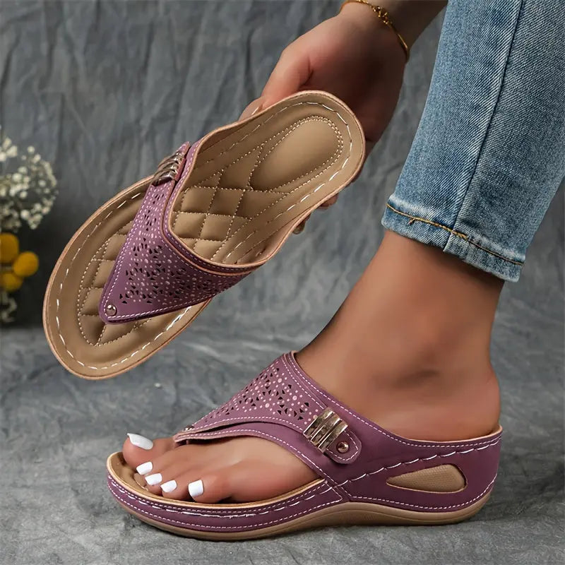 Élodie™ - Sandalen met sleehak en open teen voor dames