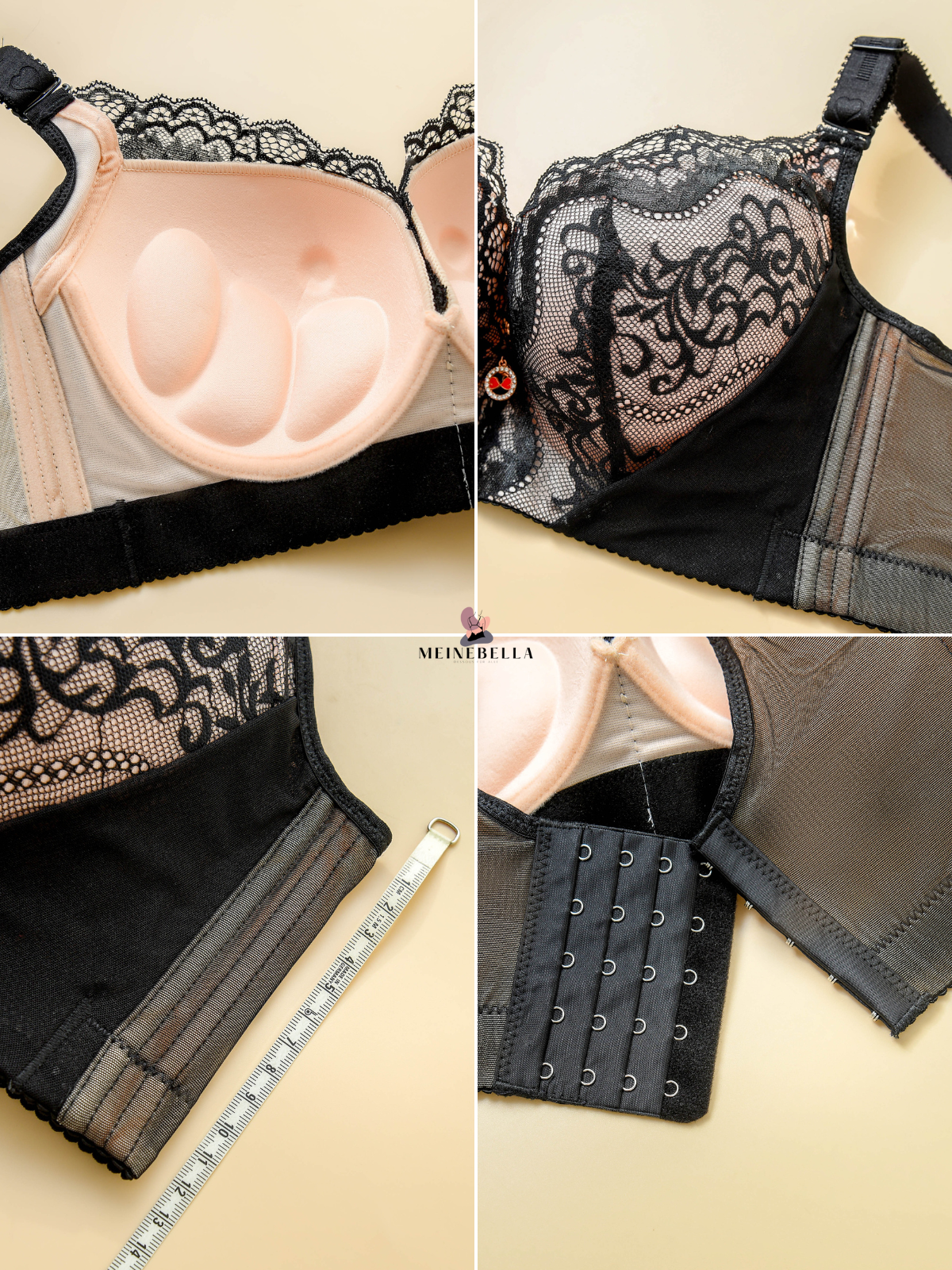 Meinebella™ Push-Up BH met Kant
