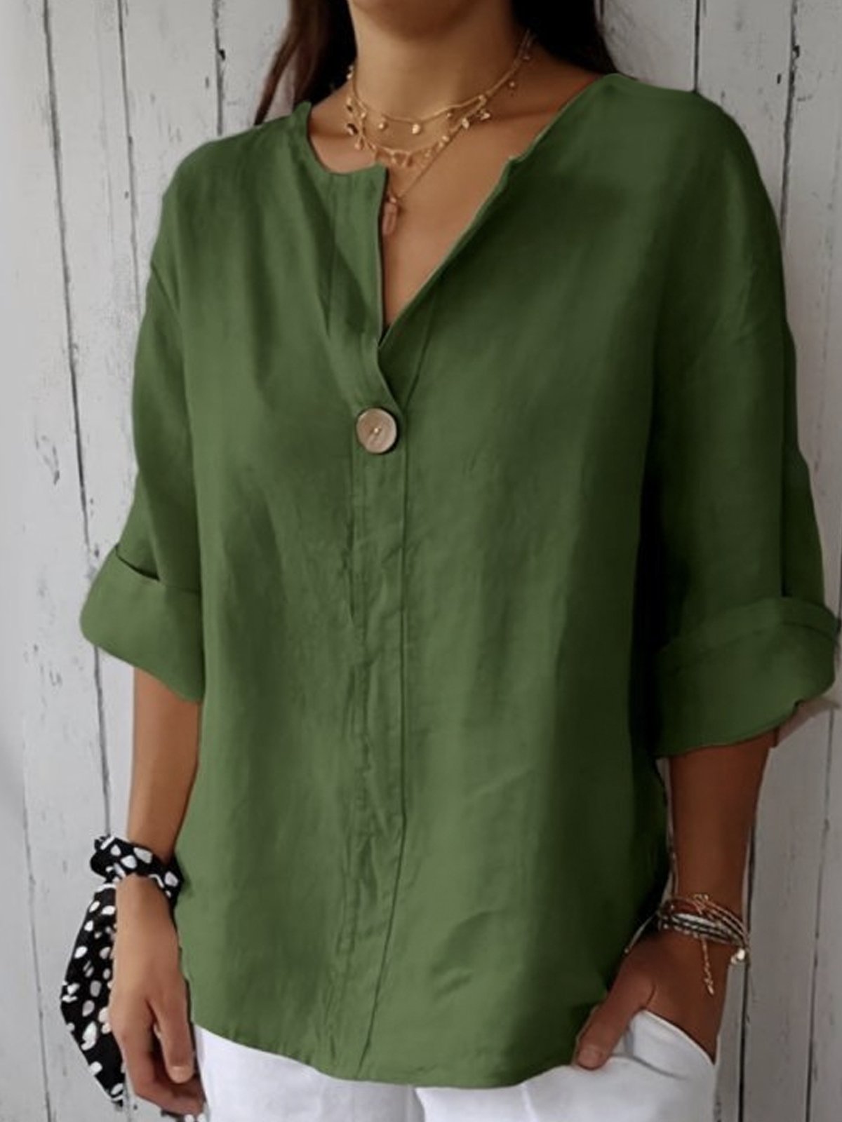 Zamma | Relaxed V-hals top