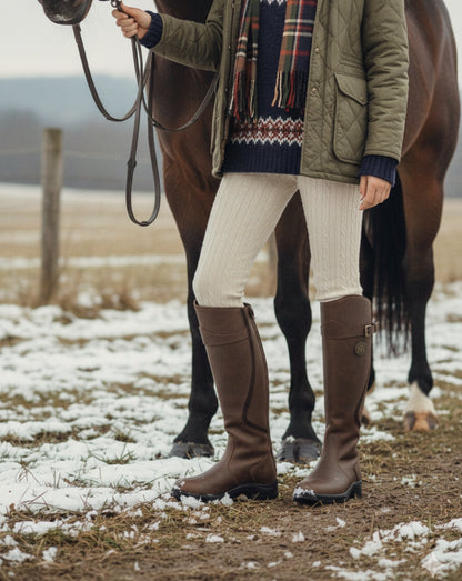 Veronica | Orthopedische leren winterlaarzen