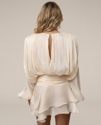 Virexo | EVE gedrapeerde mini-jurk