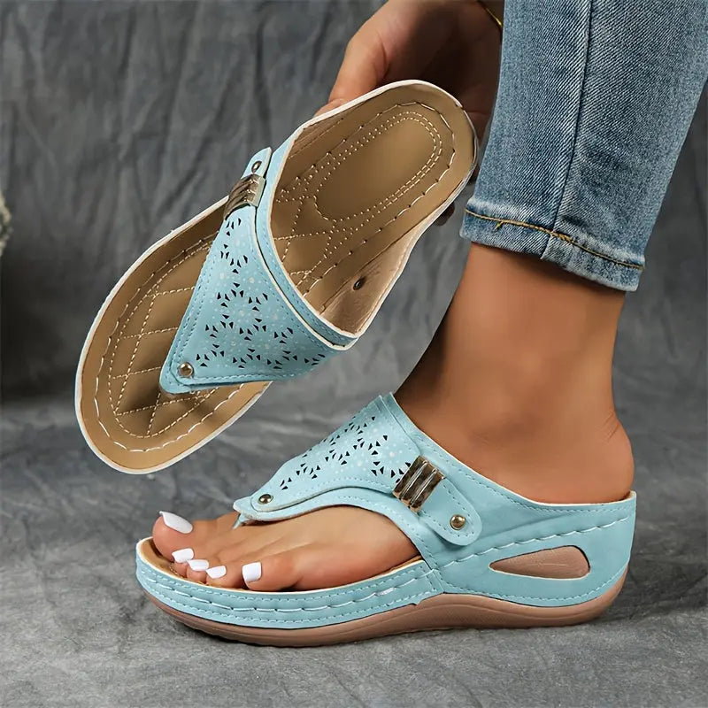 Élodie™ - Sandalen met sleehak en open teen voor dames
