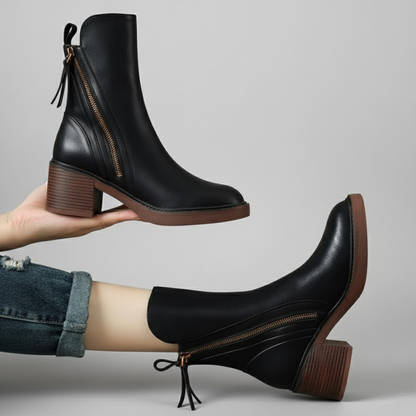 Veronica | Elegante en tijdloze orthopedische enkellaarsjes