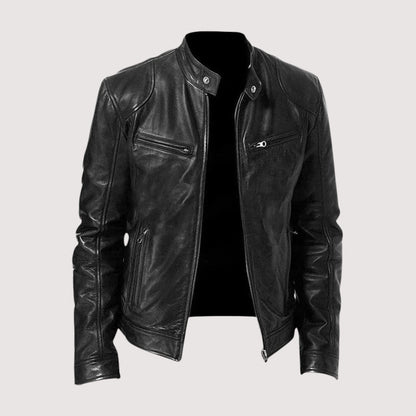Virexo™ | Heren Leren Jas