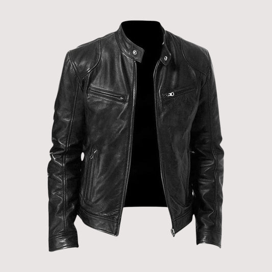 Virexo™ | Heren Leren Jas