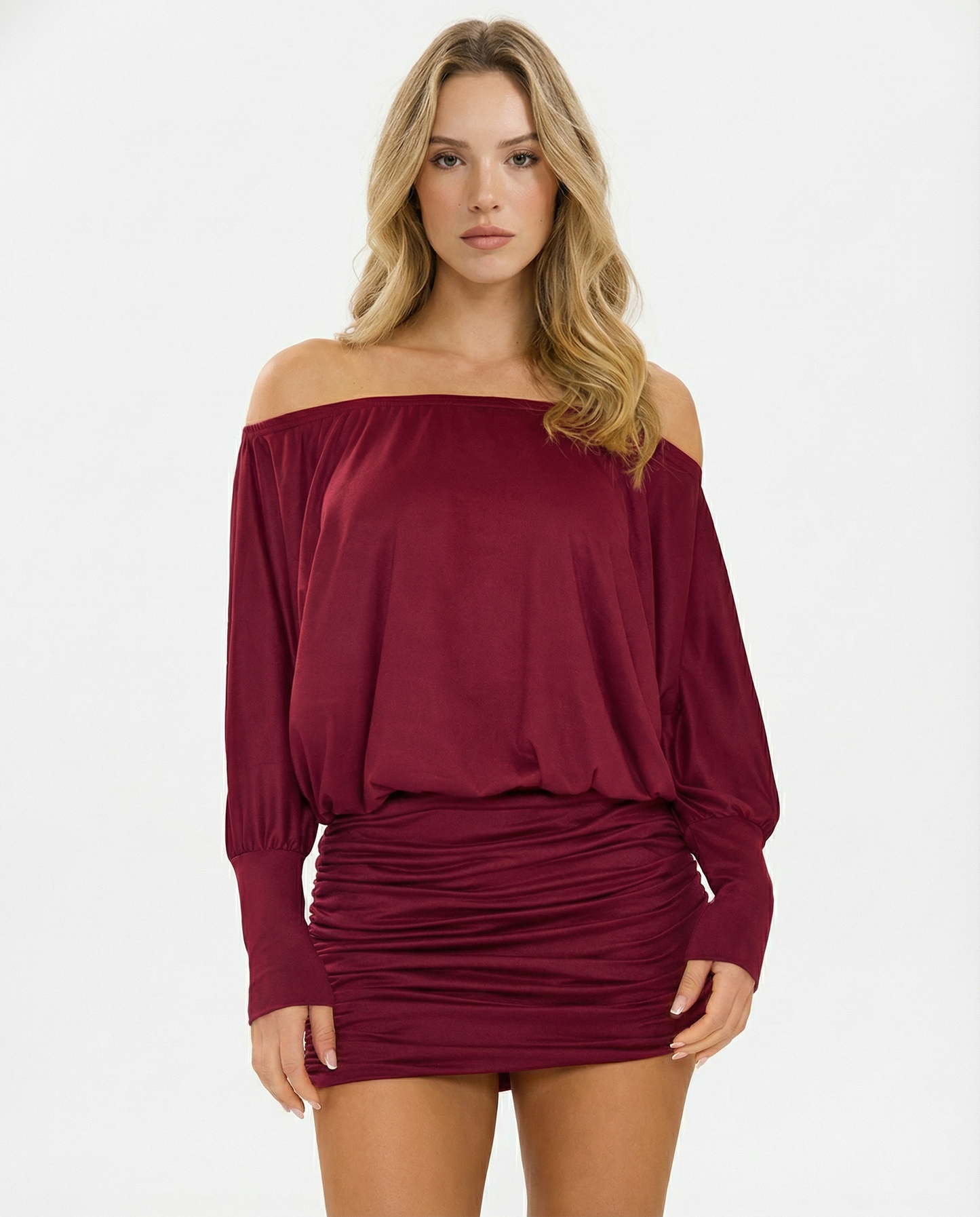 Virexo | SOLA Mini-jurk met ruches