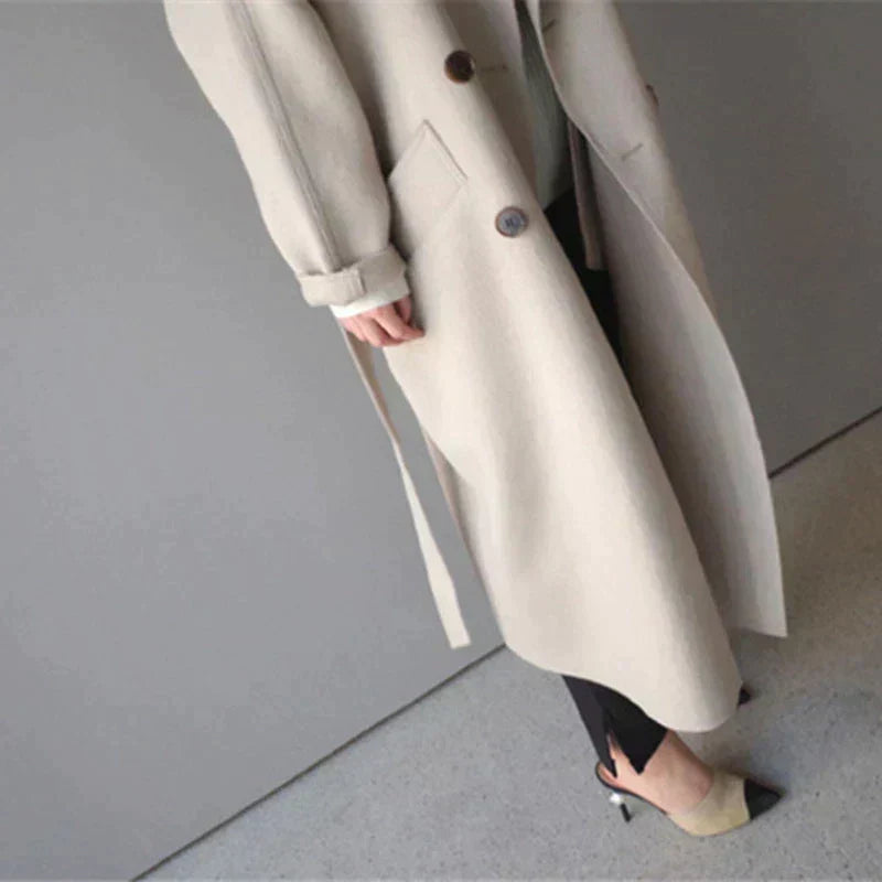 Sarah™ – Lang Wol Coat
