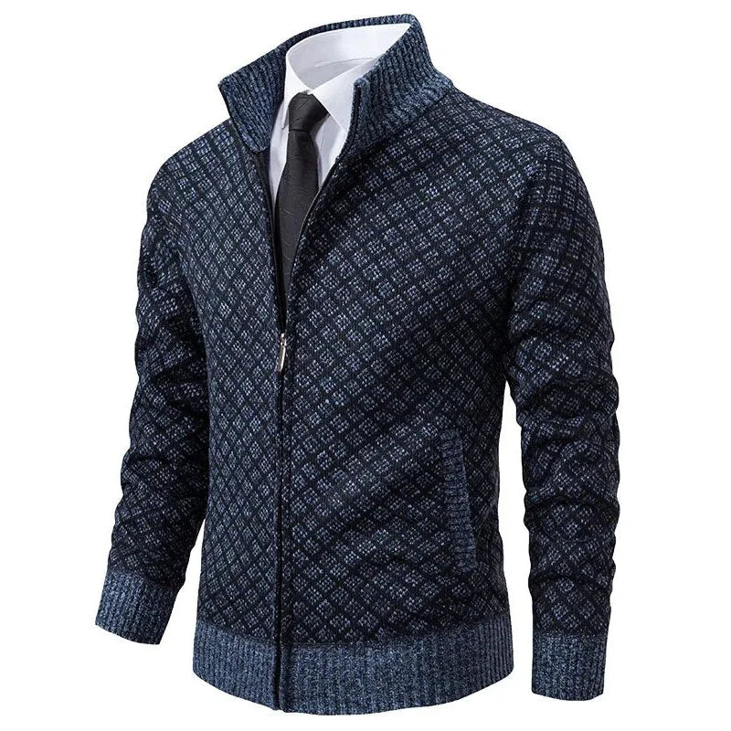 Virexo | Gebreid Vest met Rits