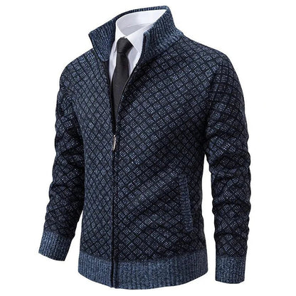Virexo | Gebreid Vest met Rits