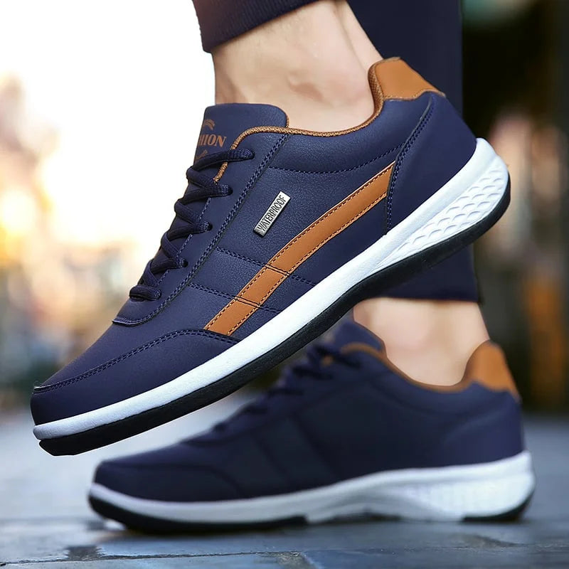 Mr. Orthopedische comfortabele leren sneaker 2025