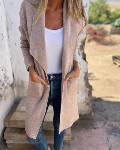 EIGONA – Casual Cardigan Jacket met Revers