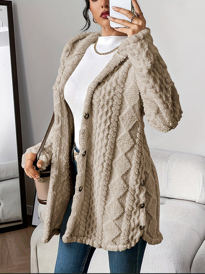 Chateau Elise™ | Luxe Gebreide Hoodie Cardigan