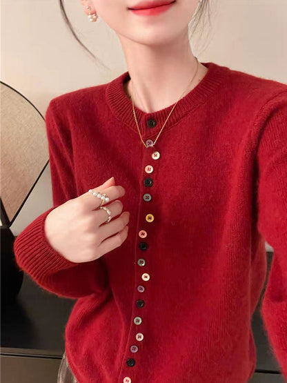 Aaliyah™ | Elegante Gebreide Cardigan met Knopen