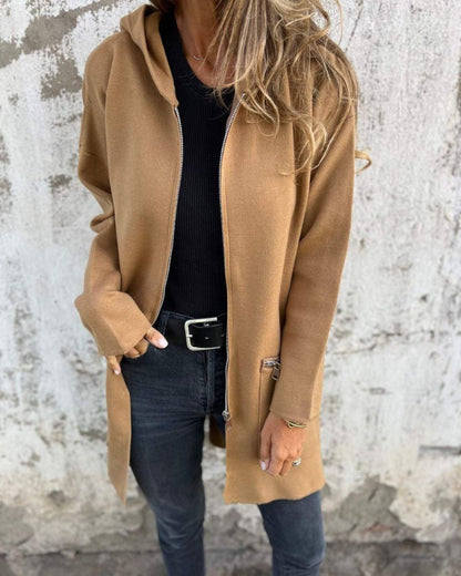 JULI – Gebreid Cardigan met Lange Mouwen
