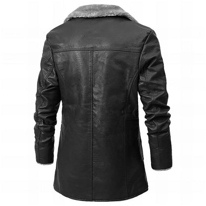 VIREXO™ | ELEGANTE EN ONGEDEGENDE LEEREN JAS VOOR HEREN