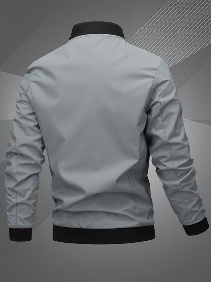 Harm™ | Casual bomberjack met lange mouwen