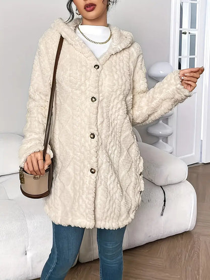Chateau Elise™ | Luxe Gebreide Hoodie Cardigan