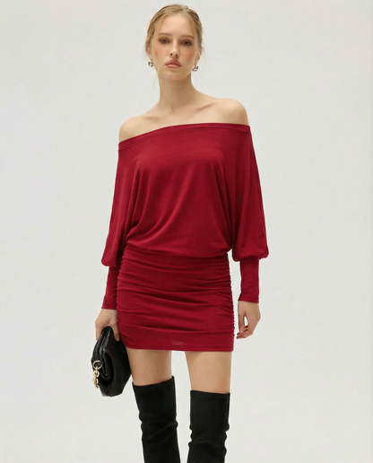 Virexo | SOLA Mini-jurk met ruches