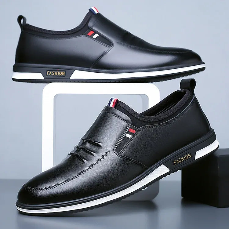 Casual leren herenschoenen