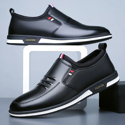 Casual leren herenschoenen