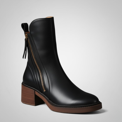 Veronica | Elegante en tijdloze orthopedische enkellaarsjes