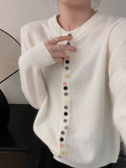 Aaliyah™ | Elegante Gebreide Cardigan met Knopen