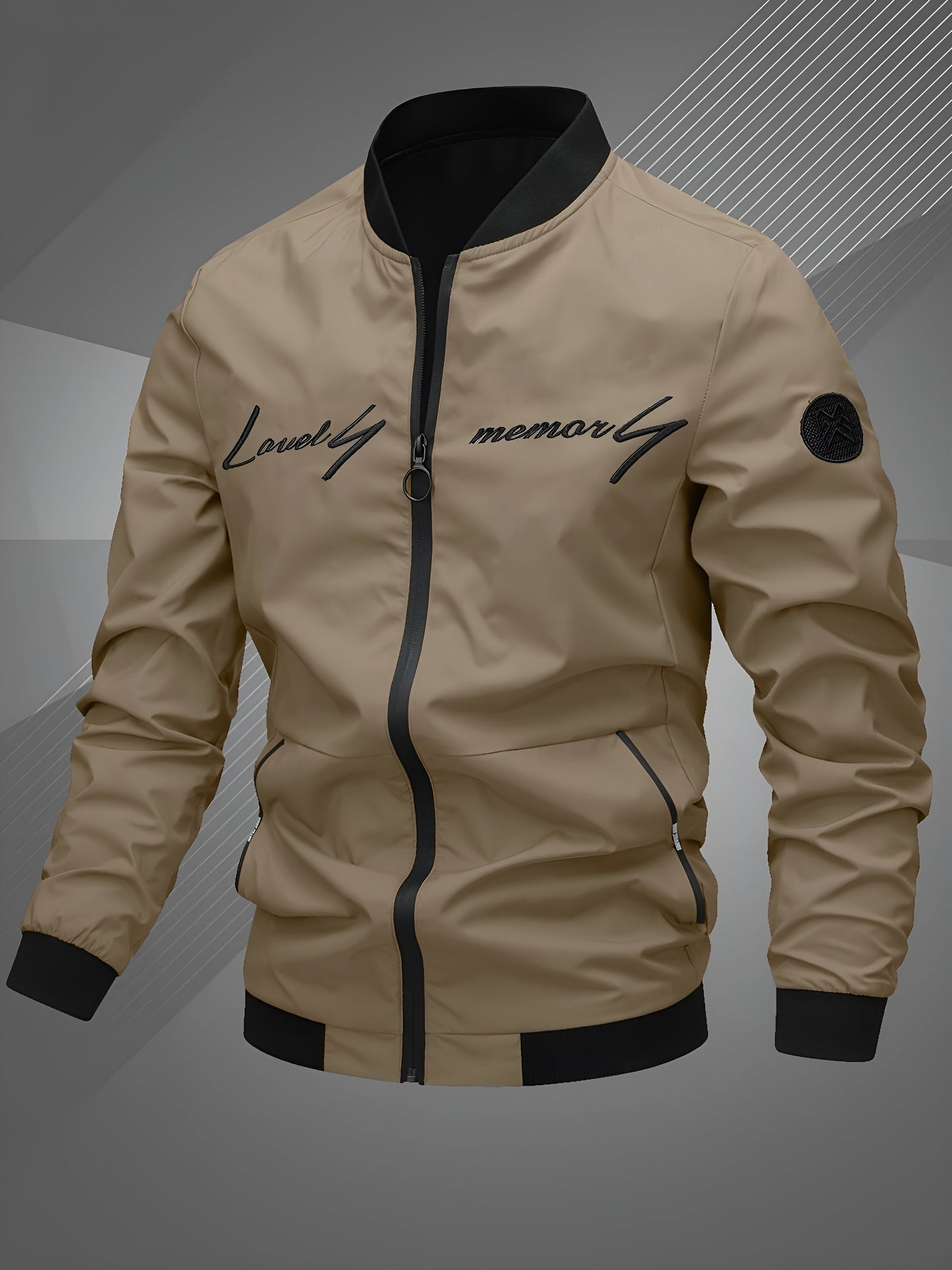 Harm™ | Casual bomberjack met lange mouwen