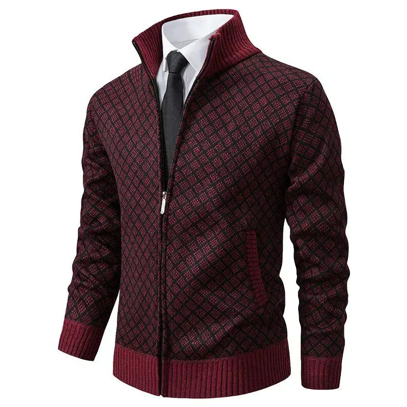 Virexo | Gebreid Vest met Rits