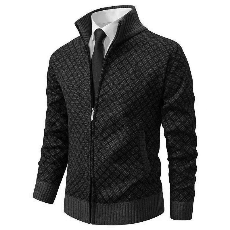 Virexo | Gebreid Vest met Rits