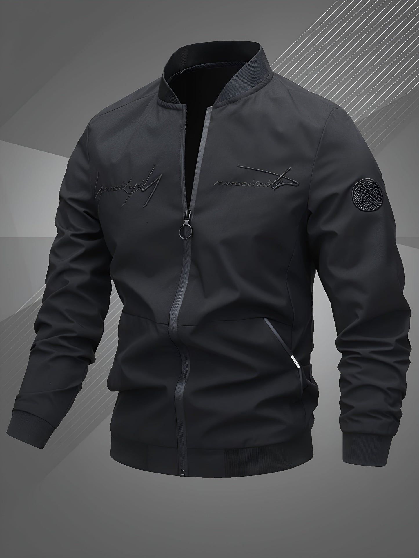 Harm™ | Casual bomberjack met lange mouwen